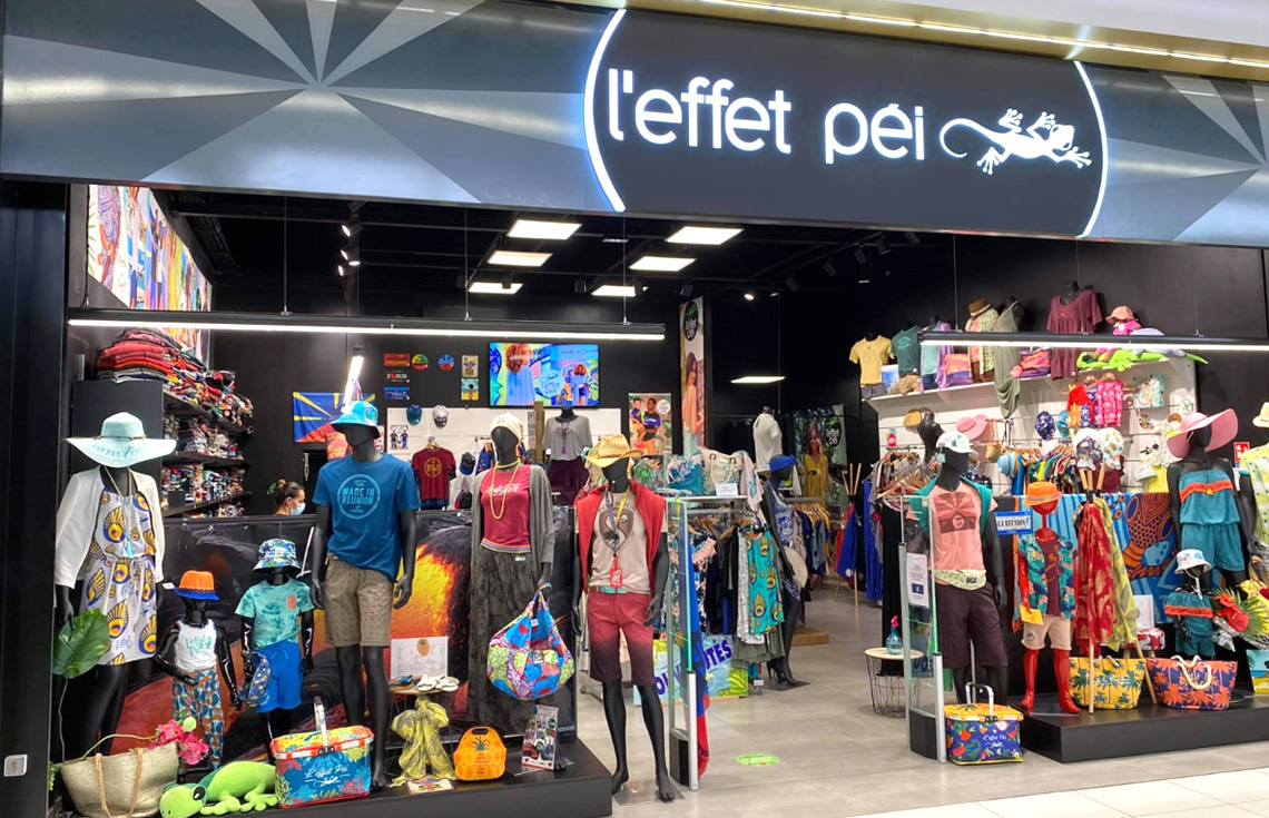 La Réunion Saint -Joseph - Centre commercial E. Leclerc Les Terrass - L'Effet Pei